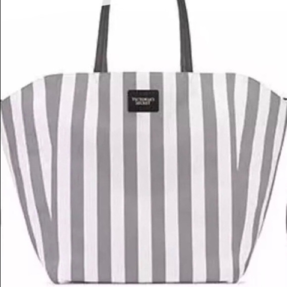 Victoria's Secret Grey and white Tote